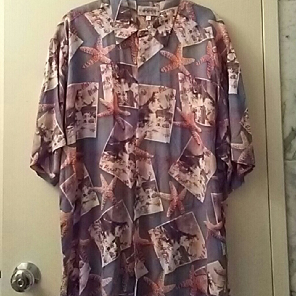 L UNISEX CAMPSHIRT RETRO DESIGN